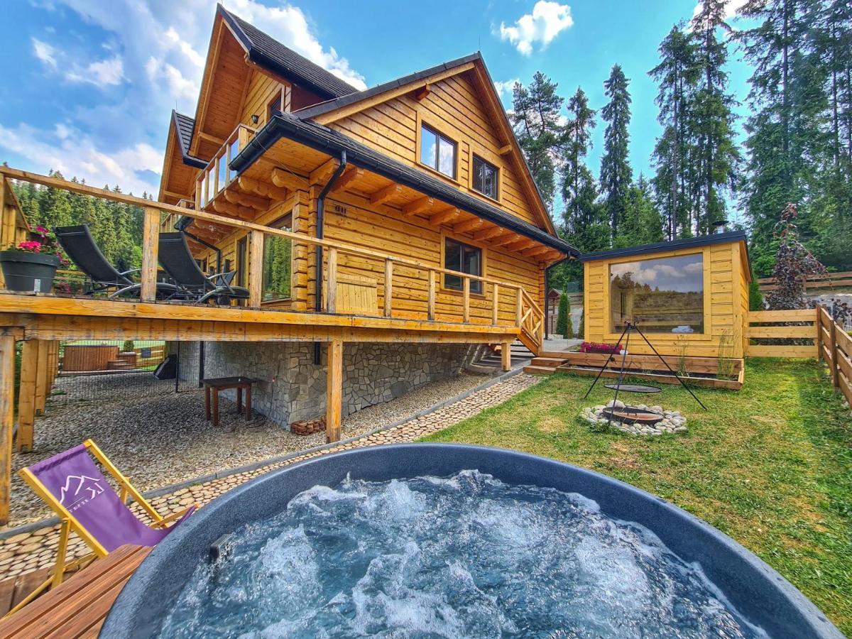 Lk Resort Lapsze Domy Z Prywatna Balia I Sauna Lapsze Nizne Luaran gambar